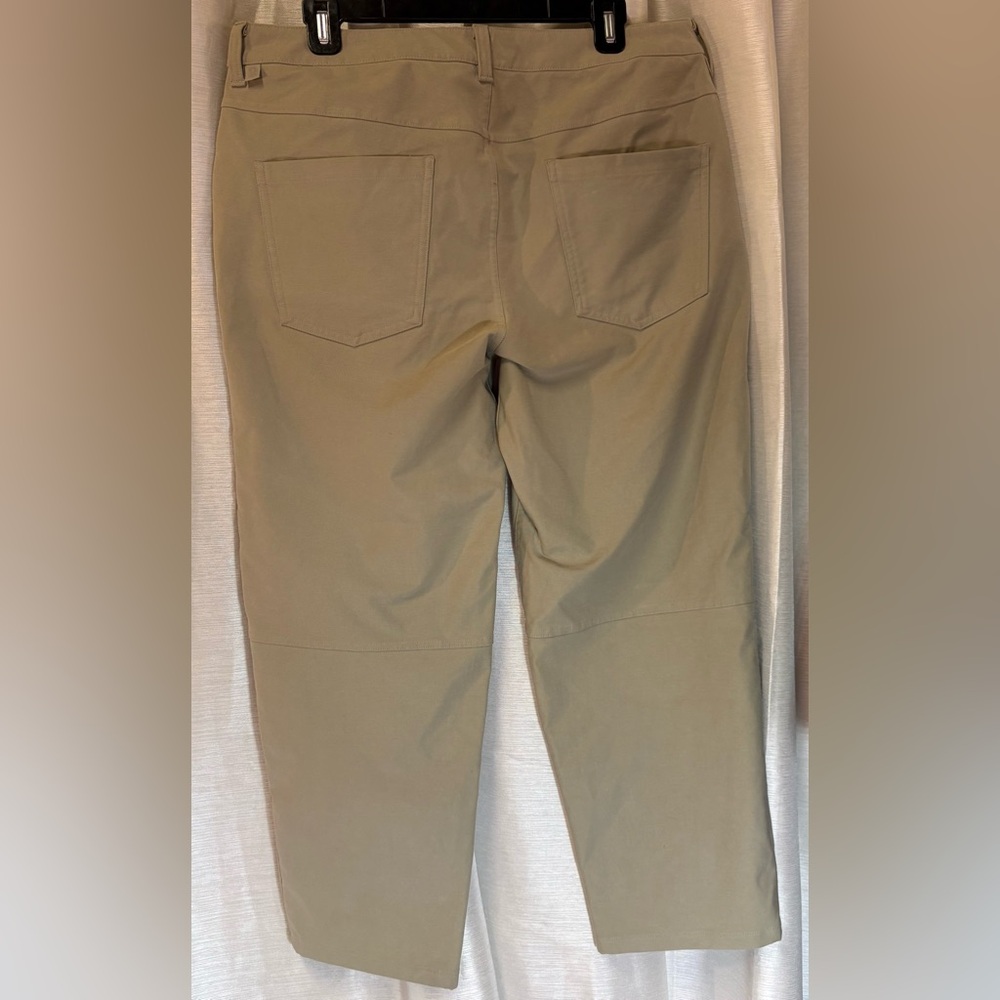 Lululemon ABC Slim Fit Pant Warpstreme Grey Sage 34x26 Custom Hem - Picture 10 of 11